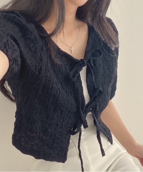 「by muni:r」 カーディガン FREE アイボリー レディース_画像6