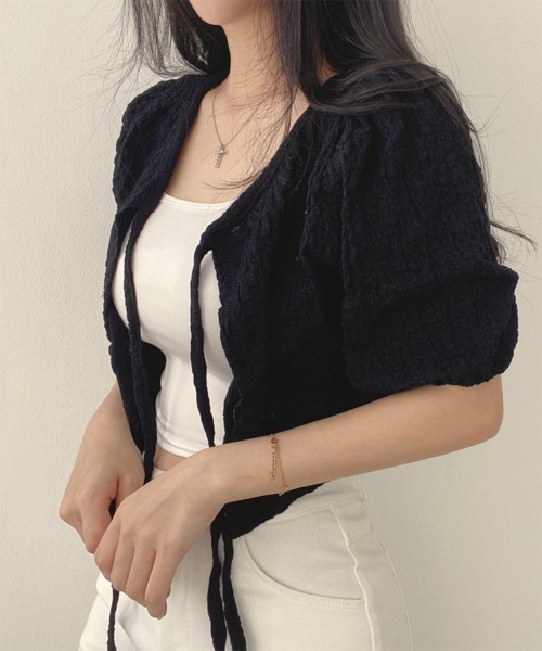 「by muni:r」 カーディガン FREE アイボリー レディース_画像7