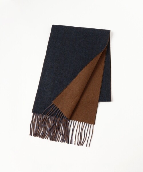 BEAMS マフラー ヘリンボーン リバーシブル メンズ : ZOZOTOWN Yahoo