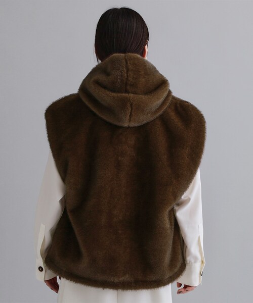 OPAQUE.CLIP（オペークドットクリップ） ベスト ジレ 「es」ミンク