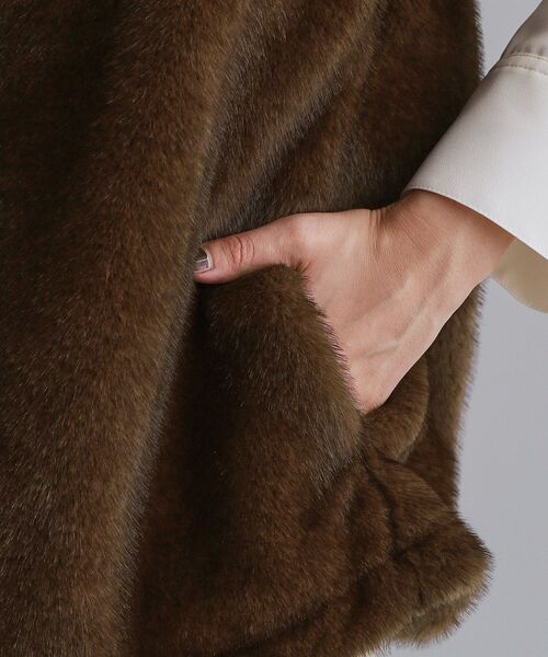 OPAQUE.CLIP（オペークドットクリップ） ベスト ジレ 「es」ミンク