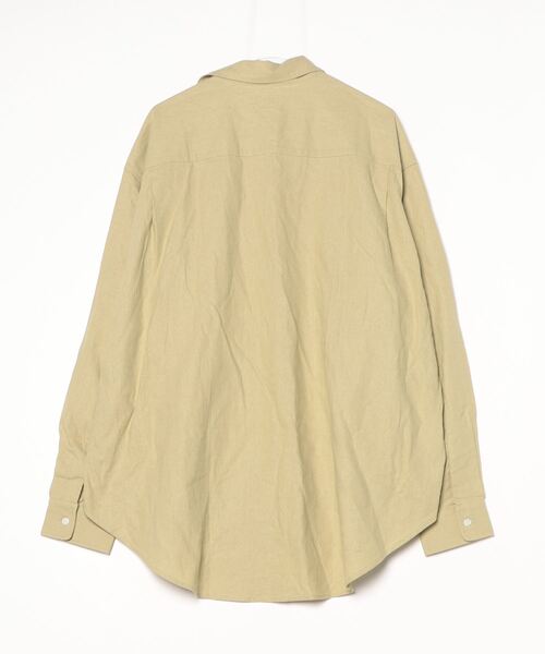 「INHERIT」 長袖シャツ FREE グリーン メンズ_画像2