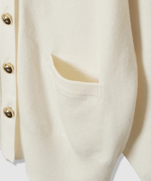 allureville（アルアバイル） カーディガン ウールスムース