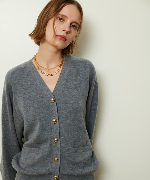 allureville（アルアバイル） カーディガン ウールスムース