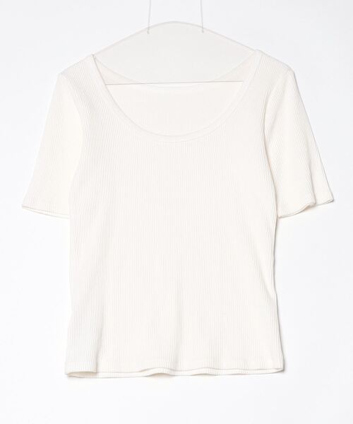 「SALON」 半袖カットソー FREE ホワイト レディース_画像2
