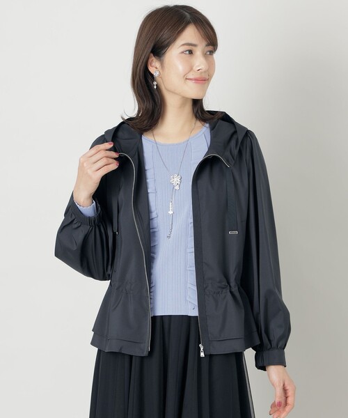 tobechic ジャケット　42 TO BE CHIC（トゥー ビー シック） ジップアップブルゾン 42 ダーク