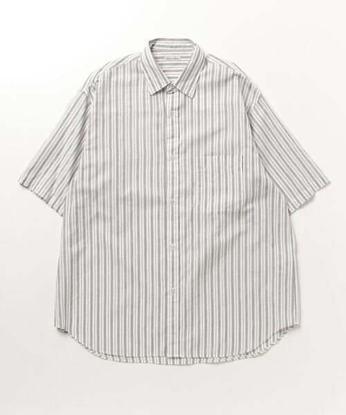 「Steven Alan」 半袖シャツ M グリーン メンズの画像