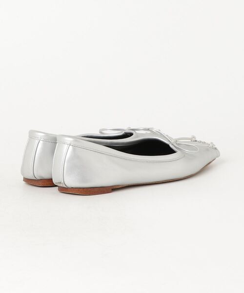 CHEMBUR 「CHEMBUR」 フラットパンプス 36 シルバー レディース