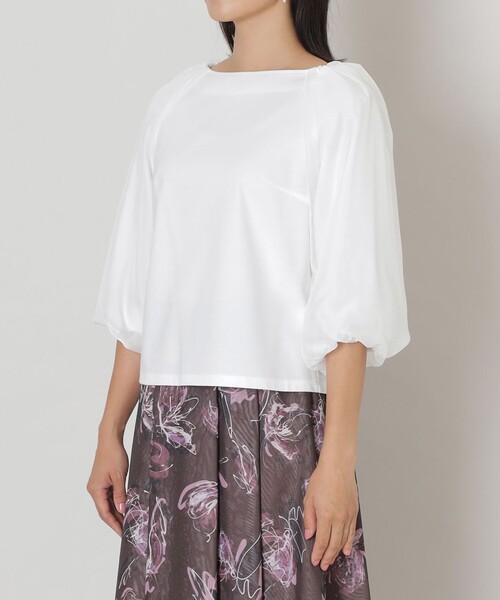 「TO BE CHIC」 半袖カットソー 40 ブラック レディースの画像