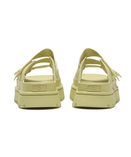 「UGG」 ヒールサンダル 6 イエロー レディース_画像7
