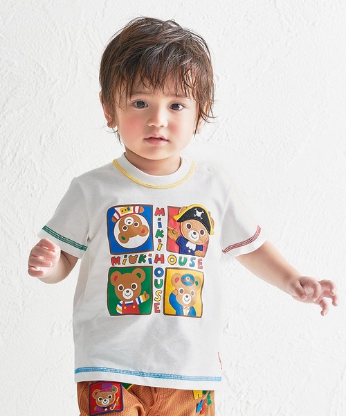 ミキハウス　プッチー　お仕事　半袖　Tシャツ　130 MIKI HOUSE（ミキハウス） tシャツ お仕事プッチー半袖Tシャツ キッズ