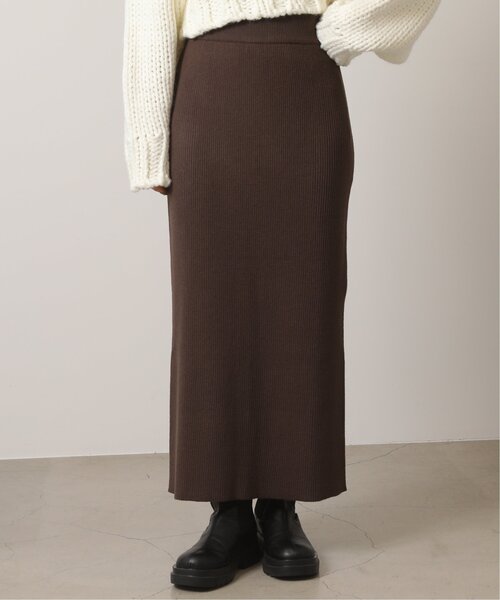 「RAY CASSIN」 ニットスカート FREE ライトカーキ レディース_画像8