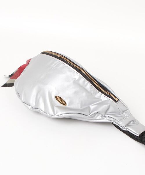 「BLUE LABEL CRESTBRIDGE」 ウエストバッグ FREE シルバー レディース_画像2