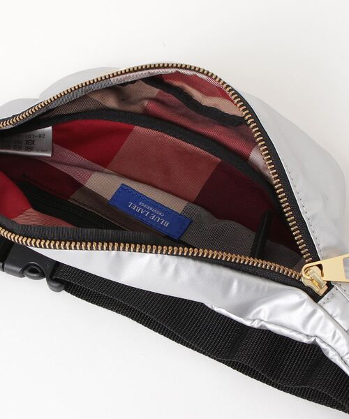 「BLUE LABEL CRESTBRIDGE」 ウエストバッグ FREE シルバー レディース_画像4