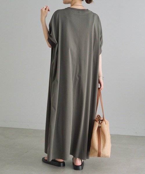 「PUAL CE CIN」 半袖ワンピース FREE ベージュ レディース_画像8