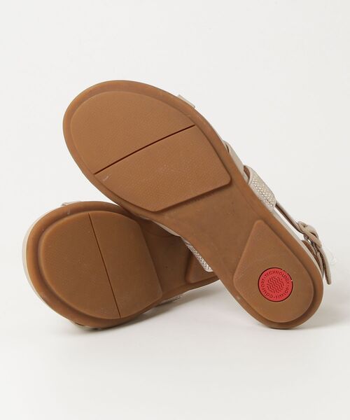 「fitflop」 フラットサンダル US5 ベージュ レディース_画像3