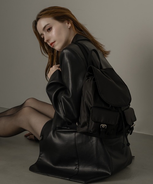 「muku」 リュック FREE ブラック レディース_画像9