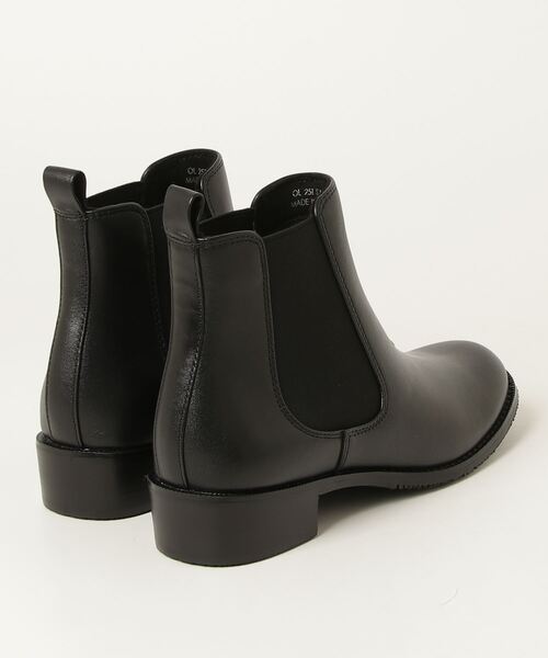 新品未使用！リヴドロワ　ブラック サイドゴアブーツ 6cmUP シークレットブーツ〉サイドゴアブーツ／黒 | 6cmアップのメンズ