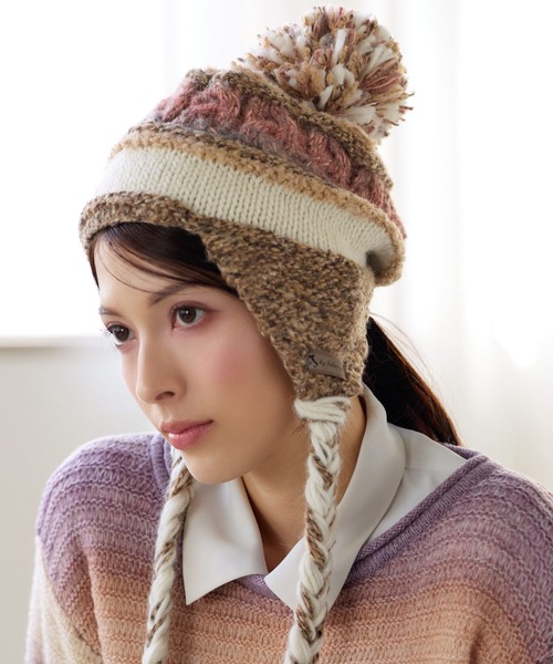 sankyo shokai（三京商会） ニット帽 ニットキャップ ニット帽ポンポン