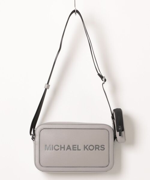 【ジャングルジャングル岩出店】【A580】ショルダーバッグ MICHAEL KORS バイカラー グレー 中古・古着通販】MICHAEL KORS (マイケルコース) ショルダーバッグ