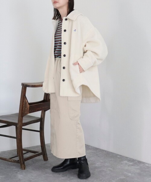 「GEVACO」 ジャケット 38 アイボリー レディース_画像6