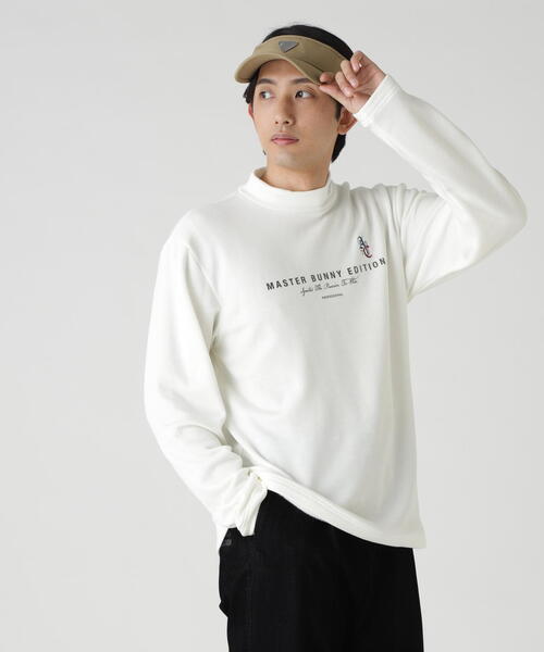 新品　マスターバニーエディション　モックネック　長袖シャツ　カットソー　ホワイト 楽天市場】【PREMIUM SALE 40%OFF】マスターバニーbyパーリーゲイツ