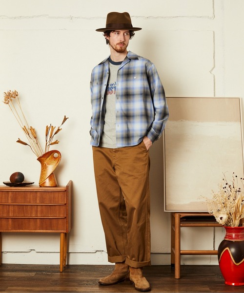 Schott N.Y.C（ショット） シャツ Schott/ショット/OMBRE CHECK SHIRT