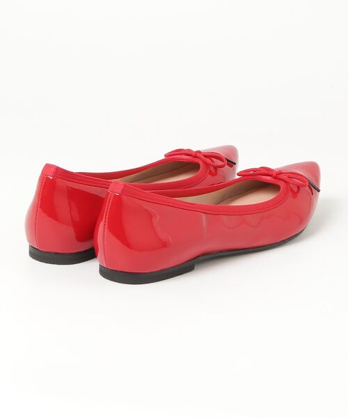 「SEPTEMBER MOON」 フラットパンプス 24cm レッド レディース_画像2