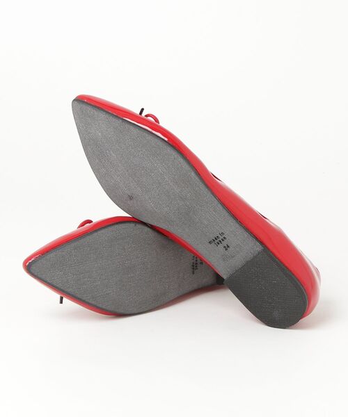 「SEPTEMBER MOON」 フラットパンプス 24cm レッド レディース_画像3