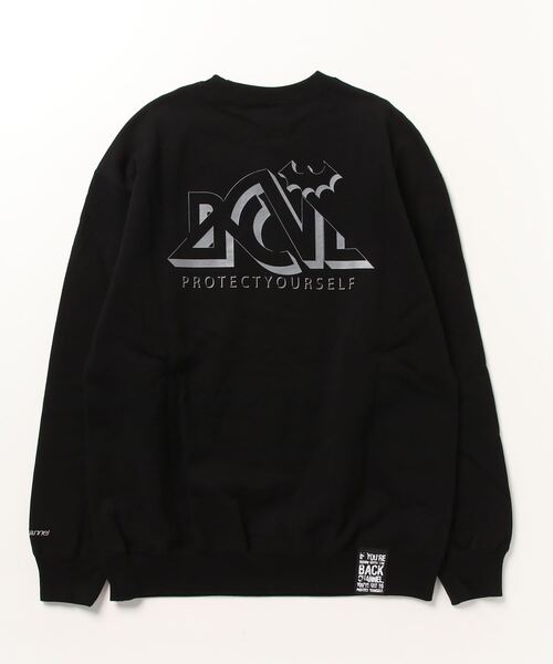 「Back Channel」 長袖Tシャツ LARGE ブラック メンズ_画像5