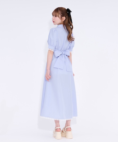 「apres jour」 半袖ワンピース X-LARGE ベージュ レディース_画像9