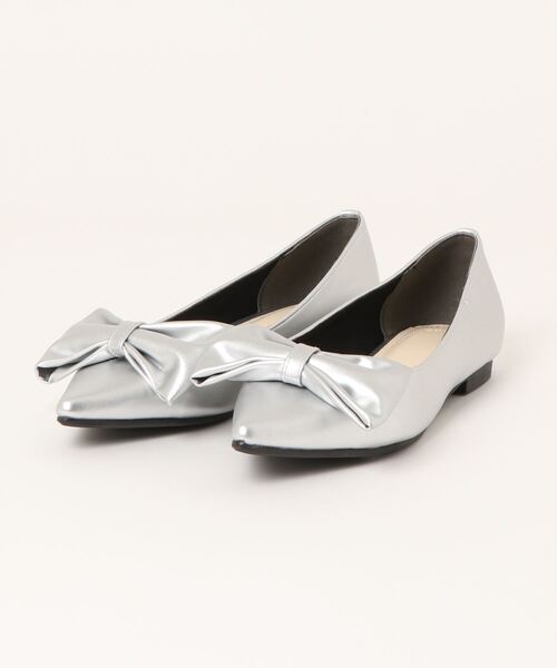 「Heather」 バレエシューズ L シルバー レディース_画像2