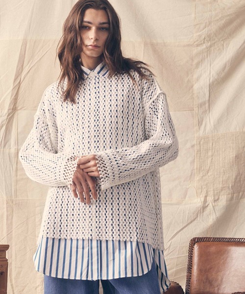 MAISON SPECIAL（メゾンスペシャル） 長袖Tシャツ 1 オフホワイト