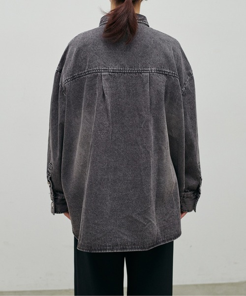 LARUTA（ラルータ） ブラウス シャツ 「LARUTA」デニムオーバーシャツ