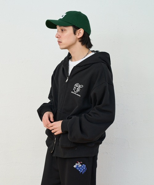 kaoyorinakami パーカー punchbike reversiblehoodie / パンチバイク