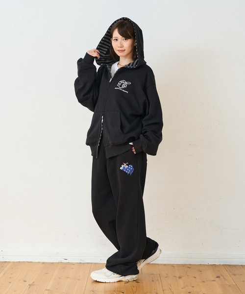 【公式完売品】リバーシブルパーカー kaoyorinakami パーカー punchbike reversiblehoodie / パンチバイク