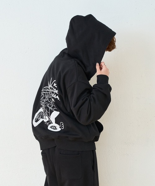 kaoyorinakami パーカー punchbike reversiblehoodie / パンチバイク