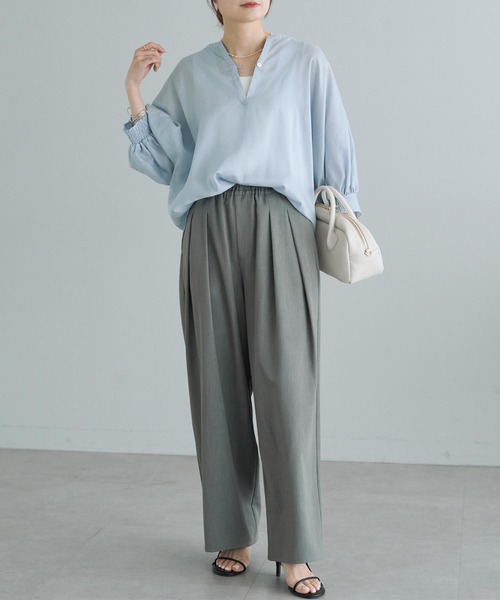 「PUAL CE CIN」 長袖ブラウス FREE ブラック レディース_画像5