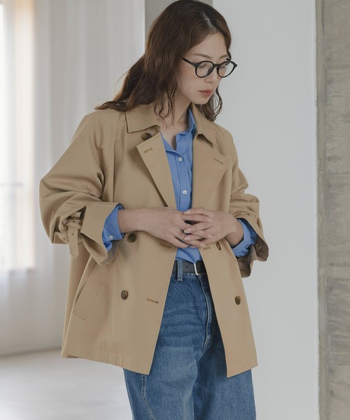 URBAN RESEARCH Sonny Label トレンチコート コート 撥水ショート