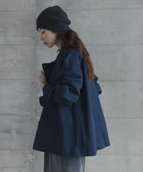 BLUE LABELブラック 撥水ショートトレンチコート 新品未使用】BLUE LABELブラック 撥水ショートトレンチコート