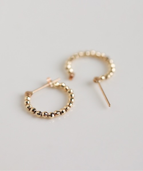 【片耳のみ】cuicui ゴールド ロング フック ピアス | K10YG cui-cui / キュイキュイ / ジュエリー＆アクセサリー / ゴールド