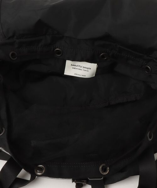 beautiful people（ビューティフルピープル） リュック - ブラック