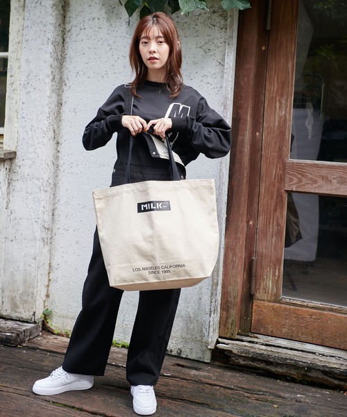 「MILKFED.」 トートバッグ ONE SIZE ブラック レディース_画像9