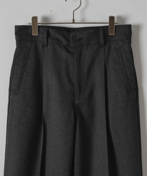 「Casper John」 スラックス SMALL チャコールグレー メンズ_画像3