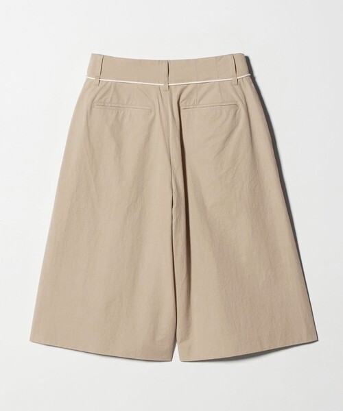 パンツ コットン タック ストリング ハーフパンツ レディース_13