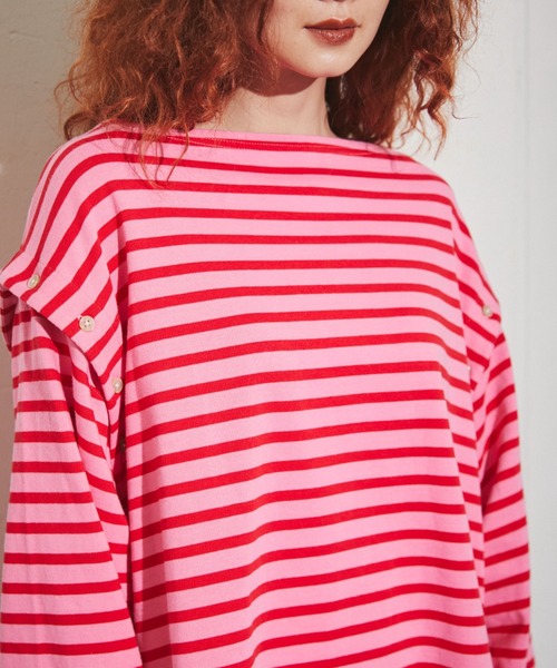 「ROSE BUD」 長袖カットソー FREE グレー レディース_画像4