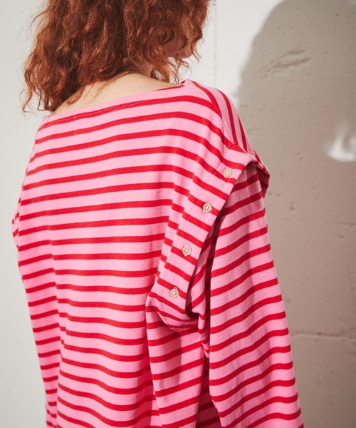 「ROSE BUD」 長袖カットソー FREE グレー レディース_画像7