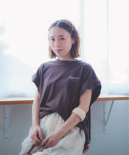 アメリカーナ ビッグシルエット ロゴTシャツ FREAK'S STORE（フリークスストア） tシャツ Americana × FREAK'S