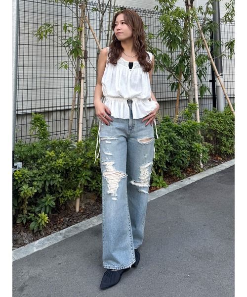 Ungrid（アングリッド） ワイドパンツ ジーンズ デニム デニムパンツ