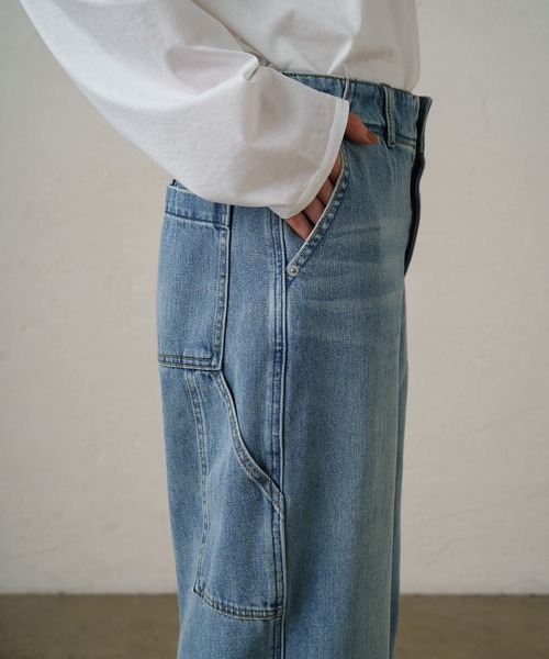 「LOUNGEDRESS」 デニムパンツ LARGE ブルー レディースの画像